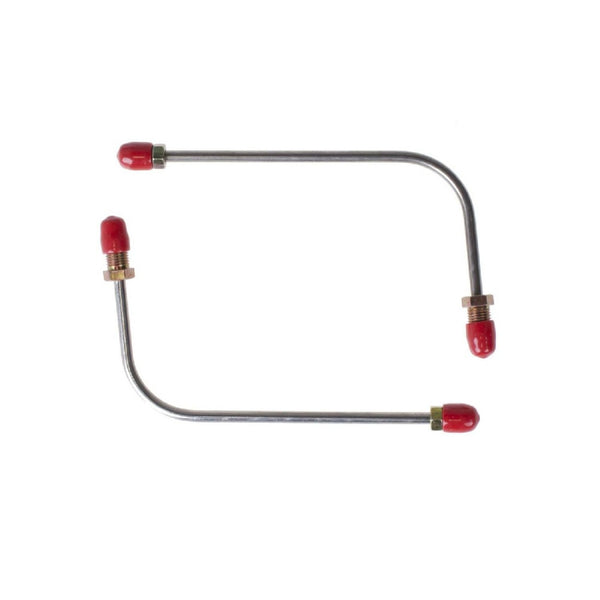Bendix 4-Piston Front Disc Brake Caliper Lines, Set of 2, OE Steel Or Stainless - 1965-70 AMC (See Applications), (FREE lower 48 ground shipping in approx. 1-2 weeks)