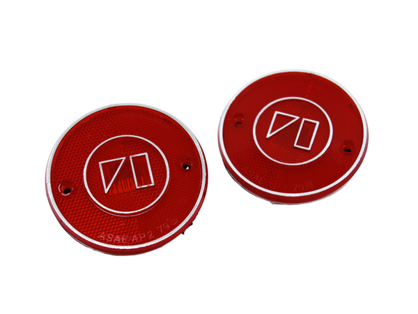 Circle Side Marker Lens, 2-Piece Set, Show Quality Reproduction, 1979-83 AMC Spirit, 1981-83 Eagle SX4 / Kammback (FREE lower 48 ground shipping In 1-2 Weeks)