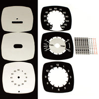 Dash Decal Kit, 120MPH w/Clock, 1971 AMC Javelin, Javelin AMX - FREE lower 48 ground shipping in approx. 1-2 weeks