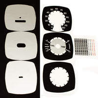 Dash Decal Kit, 120MPH w/Clock Delete, 1971 AMC Javelin, Javelin AMX - FREE lower 48 ground shipping in approx. 1-2 weeks