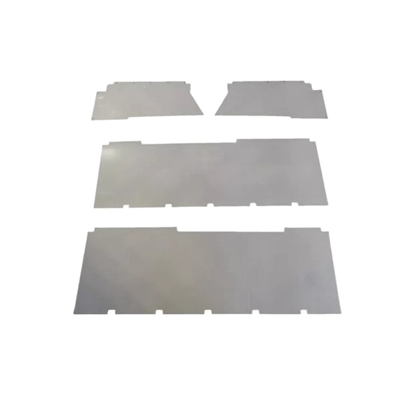 Door Panel Water Shields, 4-Piece Mylar w/Butyl Adhesive Backing, 1964-68 Rambler American, 1966-69 Rogue,1969 Rambler, Hurst S/C (FREE lower 48 ground shipping in approx. 3-4 weeks)