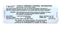 Engine Emissions Decal, 401 V8, Automatic, P/N SF3219524 - 1973 AMC Ambassador, Javelin, Javelin AMX, Matador, FREE lower 48 ground shipping in approx. 1-2 weeks