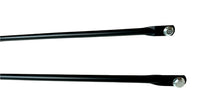 Fender To Radiator Support Braces, Set of 2, Black Steel, 1968-70 AMC AMX, 1968-74 Javelin, 1971-74 Javelin AMX - FREE lower 48 ground shipping in approx. 1-2 weeks