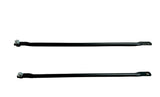 Fender To Radiator Support Braces, Set of 2, Black Steel, 1968-70 AMC AMX, 1968-74 Javelin, 1971-74 Javelin AMX - FREE lower 48 ground shipping in approx. 1-2 weeks