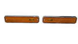 Front Side Marker Kit, Amber 2-Piece Set, Show Quality Reproduction, 1971-74 AMC Javelin, Javelin AMX (FREE lower 48 ground shipping In 1-2 Weeks)