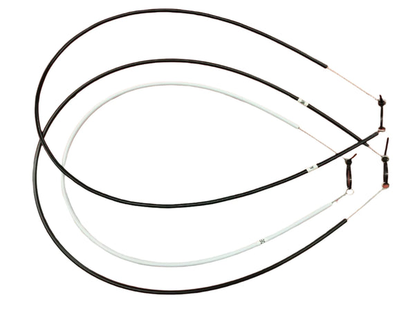 Câble de frein de stationnement d'urgence, en acier inoxydable, jeu de 3 pièces avec clips, AMC Pacer 1975-80 - Expédition directe sous environ 1 à 2 semaines