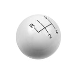 Hurst 4-Speed White Shift Knob Kit, 3/8-16 Threads - FREE lower 48 ground shipping in approx. 1-week
