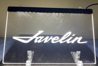 LED Sign, Javelin Logo, 8"x12" (FREE lower 48 ground shipping in approx. in 1-2 weeks)