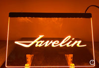 LED Sign, Javelin Logo, 8"x12" (FREE lower 48 ground shipping in approx. in 1-2 weeks)
