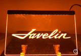 LED Sign, Javelin Logo, 8"x12" (FREE lower 48 ground shipping in approx. in 1-2 weeks)
