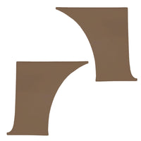 Kick Panel Board Set, Upholstered Cologne or Regal Grain Vinyl, Choose From 4 Colors, 1970 AMC AMX (FREE lower 48 ground shipping in approx. 49-days)
