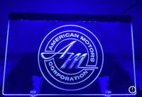 LED Sign, American Motors Corporation Logo, 8"x12" (FREE lower 48 ground shipping in approx. in 1-2 weeks)