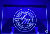 LED Sign, American Motors Corporation Logo, 8"x12" (FREE lower 48 ground shipping in approx. in 1-2 weeks)