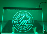 LED Sign, American Motors Corporation Logo, 8"x12" (FREE lower 48 ground shipping in approx. in 1-2 weeks)