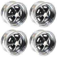 Magnum 500 15x7", Chrome Steel Wheels, 1964-1988 AMC (See Applications), FREE lower 48 ground shipping in approx. 1-2 Weeks