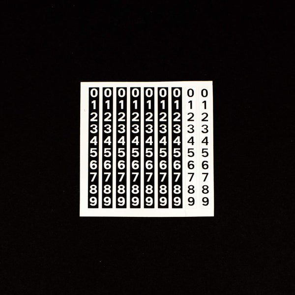 Odometer Numbers Decal Kit, 1971-73 AMC Matador - FREE lower 48 ground shipping in approx. 1-2 weeks