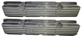 Offenhauser Finned Cast Aluminum Valve Cover Set, Polished, USA Made, 1966-91 AMC V8 (FREE lower 48 ground shipping in approx. in 1-3 months)