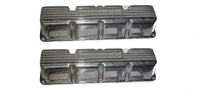Offenhauser Finned Cast Aluminum Valve Cover Set, Polished, USA Made, 1966-91 AMC V8 (FREE lower 48 ground shipping in approx. in 1-3 months)
