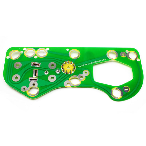 Instrument Cluster Printed Circuit Board, 1968-69 AMC Ambassador, 1968 AMX, 1968-70 Javelin, 1967 Marlin, NO Tach, Type 2, NO Flasher Hole (FREE lower 48 ground shipping in approx. 1-2 Weeks)