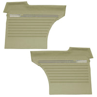 Rear Door Panel Set, Unassembled Upholstered Cologne or Regal Grain Vinyl, Choose From 4 Colors, 1970 AMC Rebel, Rebel Machine (FREE lower 48 ground shipping in approx. 49 days)