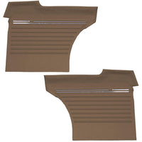Rear Door Panel Set, Unassembled Upholstered Cologne or Regal Grain Vinyl, Choose From 4 Colors, 1970 AMC Rebel, Rebel Machine (FREE lower 48 ground shipping in approx. 49 days)