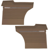 Rear Door Panel Set, Unassembled Upholstered Cologne or Regal Grain Vinyl, Choose From 4 Colors, 1970 AMC Rebel, Rebel Machine (FREE lower 48 ground shipping in approx. 49 days)