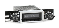 RetroSound Motor® 4 Radio, AM/FM HD USB Bluetooth Streaming and Hands-Free Calling, Chrome or Black Knobs & Face, 1971-74 AMC Javelin, Javelin AMX (FREE lower 48 ground shipping in approx. 1-2 weeks)