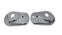 Seat Hinge Cover Set, 2-Piece, Upgraded Chromed Metal Reproduction, 1968-69 AMC AMX, Javelin (FREE lower 48 ground shipping In 1-2 Weeks)