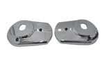 Seat Hinge Cover Set, 2-Piece, Upgraded Chromed Metal Reproduction, 1968-69 AMC AMX, Javelin (FREE lower 48 ground shipping In 1-2 Weeks)