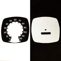 Speedometer Face 120MPH Decal Kit, 1971 AMC Javelin, Javelin AMX - FREE lower 48 ground shipping in approx. 1-2 weeks