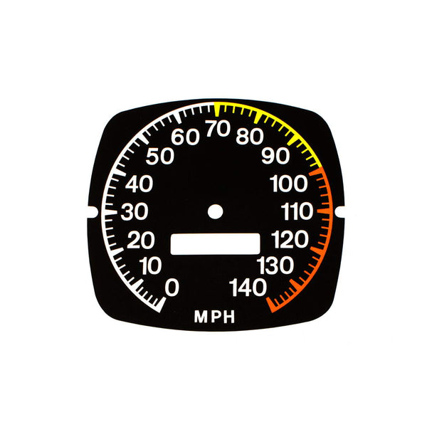 Speedometer Face 140MPH Decal Kit, 1971 AMC Javelin, Javelin AMX - FREE lower 48 ground shipping in approx. 1-2 weeks