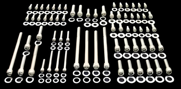 Stainless Steel Allen Head Engine Bolt Kit, USA Made, 1966-91 AMC V8 (FREE lower 48 ground shipping in approx. 1 week)