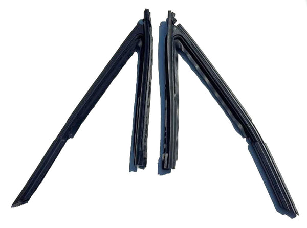 Vent Wing Window Weather Seal Set, For 2-Door Hardtop & Convertible Models, 1964-69 AMC & Rambler (See Applications) (FREE lower 48 ground shipping in approx. 1-2 weeks)