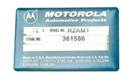 Voltage Regulator Tag, Show Quality Reproduction, AMC Motorola R2AM1, 1966-68 AMC (See Applications)