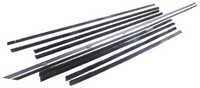 Window Felts, Complete Inner & Outer Kit, 1967-69 AMC Ambassador, Rebel 4-Door Sedan (FREE lower 48 ground shipping in approx. 1-2 weeks)