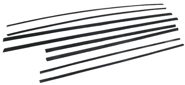 Window Felts, Complete Inner & Outer Kit, 1967-69 AMC Ambassador, Rebel Convertible (FREE lower 48 ground shipping in approx. 1-2 weeks)