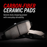 Brake Pads, Carbon Fiber Ceramic - 1972-78 AMC, See Applications (FREE lower 48 ground shipping in approx. 1 week)