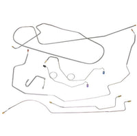 Manual Drum Brake Line Kit, 1970 AMC Javelin, 8 PC, OE Steel or Stainless (FREE lower 48 ground shipping in approx. 1-2 weeks)
