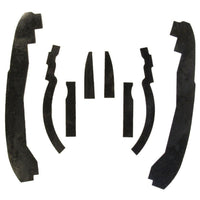 Front Fender Inner Splash Shield Kit, 8-piece, 1966 Rambler American (FREE lower 48 ground shipping in approx. 3-4 weeks)