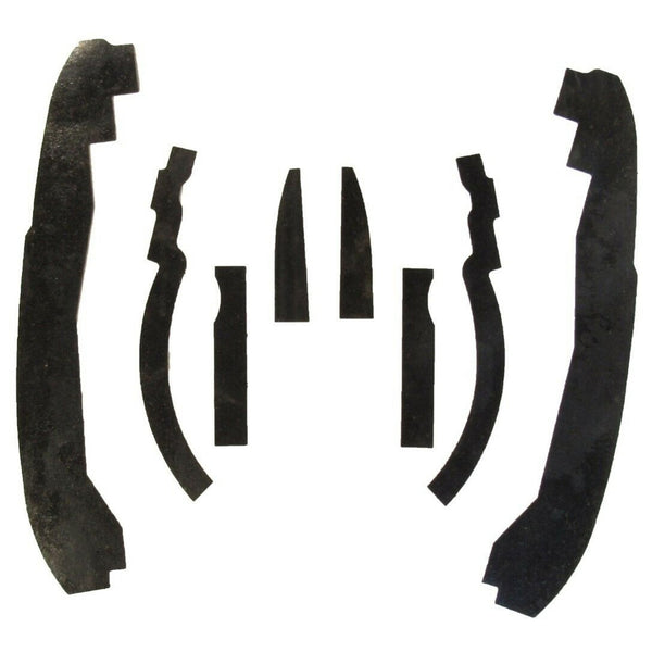 Front Fender Inner Splash Shield Kit, 8-piece, 1966 Rambler American (FREE lower 48 ground shipping in approx. 3-4 weeks)