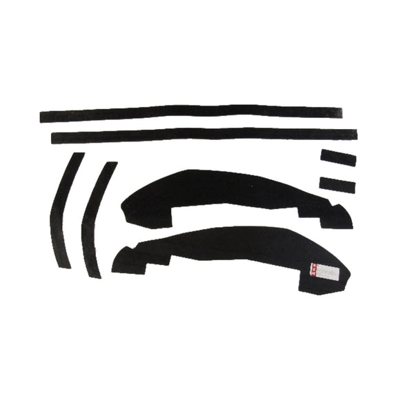Front Fender Inner Splash Shield Kit, 8-piece, 1968-70 AMC AMX, Javelin (FREE lower 48 ground shipping in approx. 3-4 weeks)