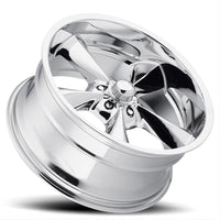 Old School 17x8"/17x9.5" Staggered Cast Aluminum Wheels, Chrome, 1968-74 AMC AMX, Javelin, Javelin AMX, FREE lower 48 ground shipping in approx. 1-2 Weeks