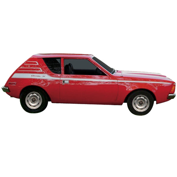 Decal And Stripe Kit, Grille & Side Stripes, 1971-1972 Gremlin X - FREE lower 48 ground shipping in approx. 1-2 weeks