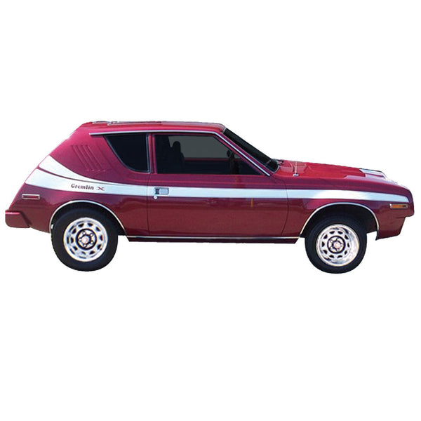Decal And Stripe Kit, Side & Rear Panel, 1977 Gremlin X - FREE lower 48 ground shipping in approx. 1-2 weeks