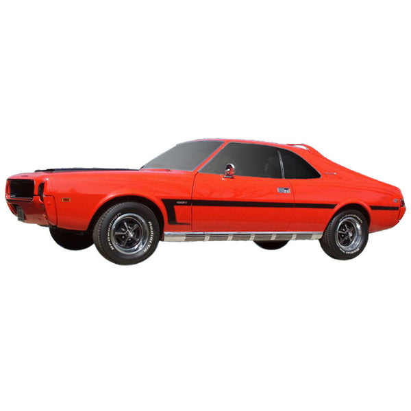 Decal And Stripe Kit, Mod Rocker Insert Graphics, 1969-70 AMC AMX, Javelin - FREE lower 48 ground shipping in approx. 1-2 weeks