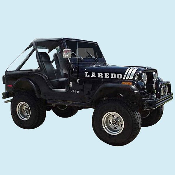 Decal And Stripe Kit, 1970-12 Jeep Laredo - FREE lower 48 ground shipping in approx. 1-2 weeks