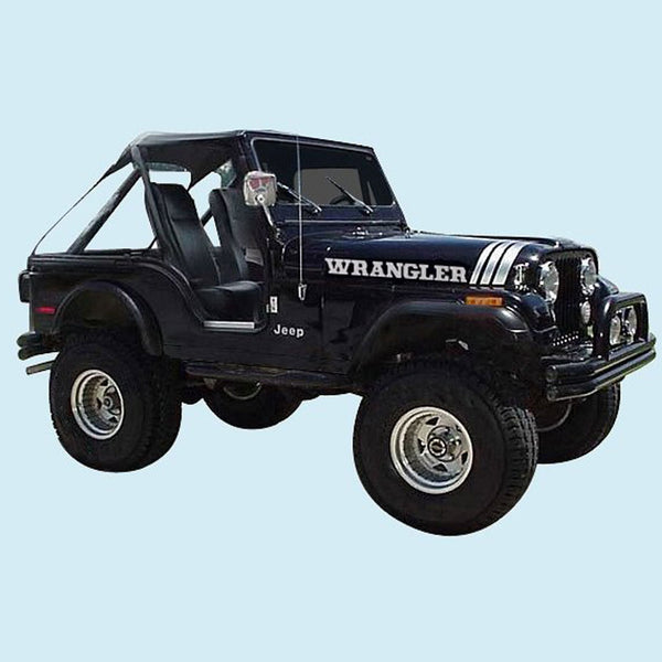 Decal And Stripe Kit, 1970-12 Jeep Wrangler - FREE lower 48 ground shipping in approx. 1-2 weeks