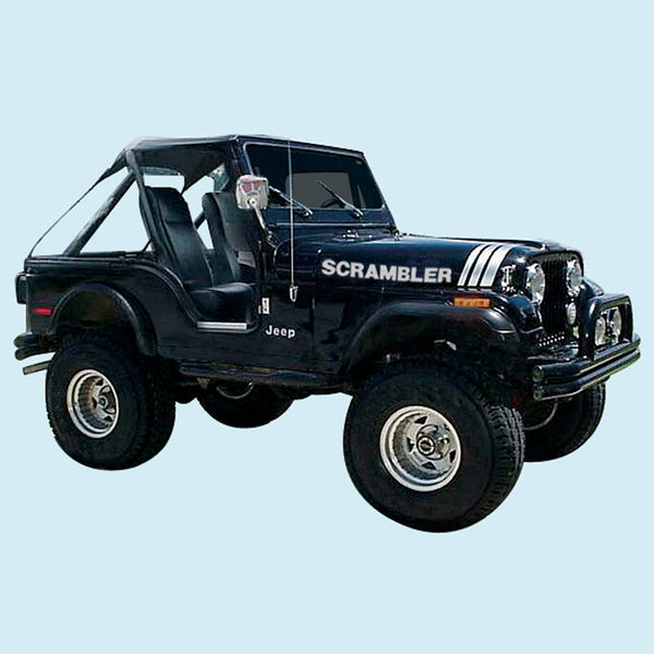 Decal And Stripe Kit, 1970-12 Jeep Scrambler - FREE lower 48 ground shipping in approx. 1-2 weeks
