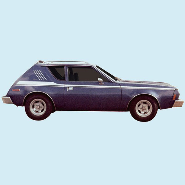 Decal And Stripe Kit, Rally Side Stripes, 2 Color, 1973-75 AMC Gremlin (Non-X) - FREE lower 48 ground shipping in approx. 1-2 weeks