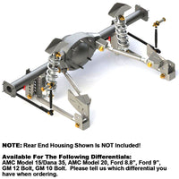 Rear 4-Link Coil Over Suspension System, 1968-70 AMC AMX - FREE lower 48 ground shipping in approx. 2-3 weeks